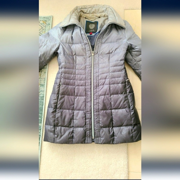 Vince Camuto Designer Ombre Insulated Puffer Quilted Jacket Coat Size XS/S - Picture 1 of 6